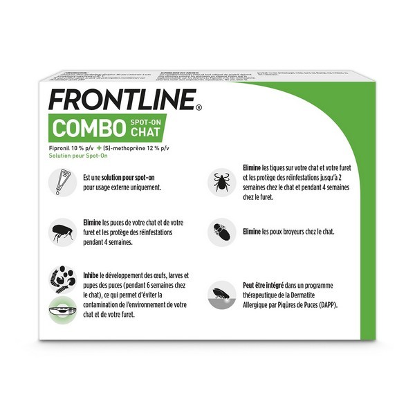 Pipettes Antiparasitaires Frontline Combo Pour Chat