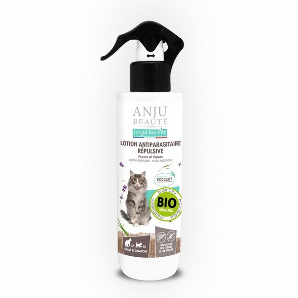 Lotion Répulsive Antiparasitaire Pour Chat Et Chaton