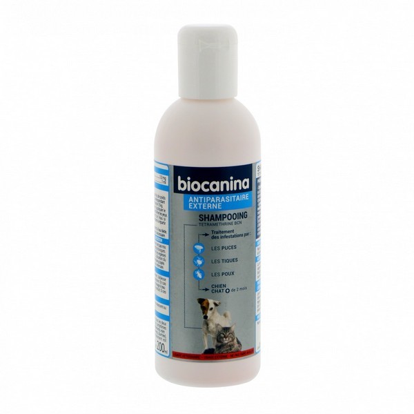Shampooing Antiparasitaire Pour Chat Et Chien Biocanina