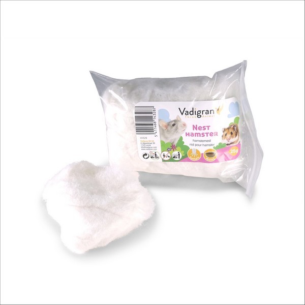 Ouate Blanc Pour Lit Hamster, Souris, Gerbille, Octodon, Écureuil