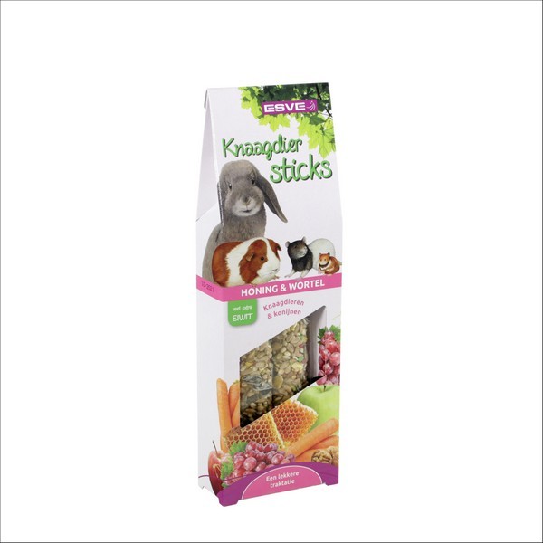 ESVE STICKS Pour Lapins & Rongeurs Fruit-Miel Ou Légume-Miel
