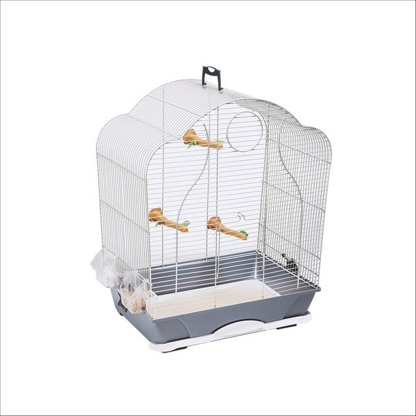 Cage Pour Petits Oiseaux Isabelle 40 Argent Savic