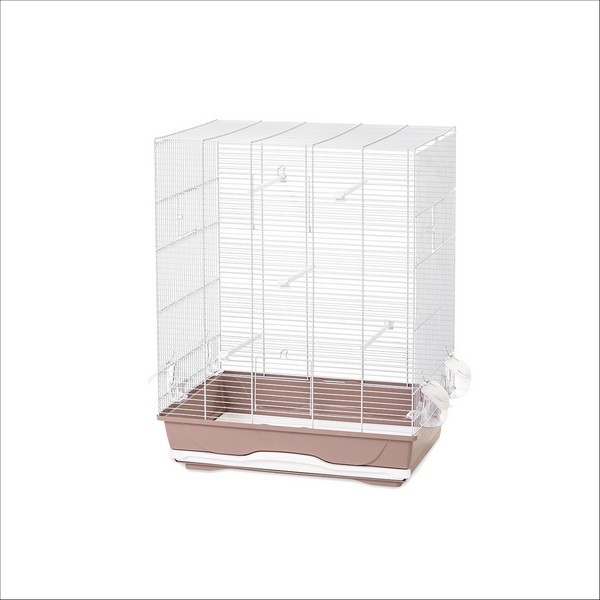 Cage Pour Petits Oiseaux Ambra Vieux Rose, Blanc Ou Bleu MPS