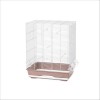 Cage Pour Petits Oiseaux Ambra Vieux Rose, Blanc Ou Bleu MPS