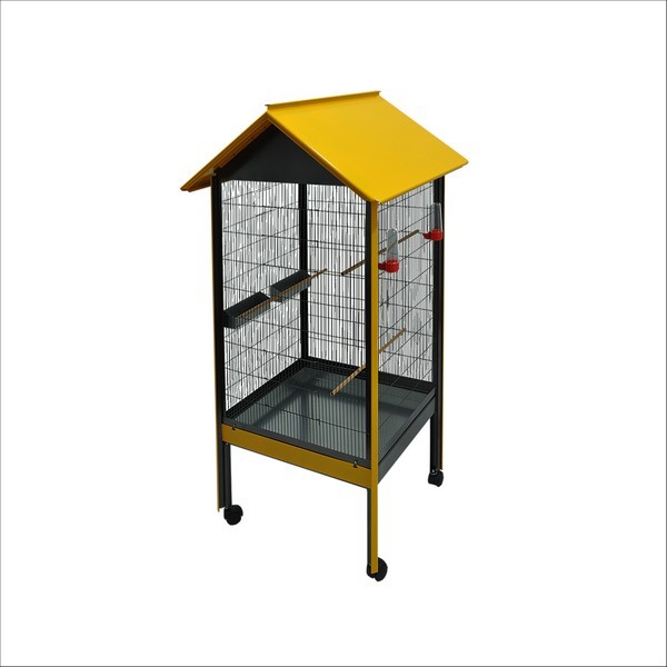 Volière Carat Anthracite & Toit Jaune Vadigran