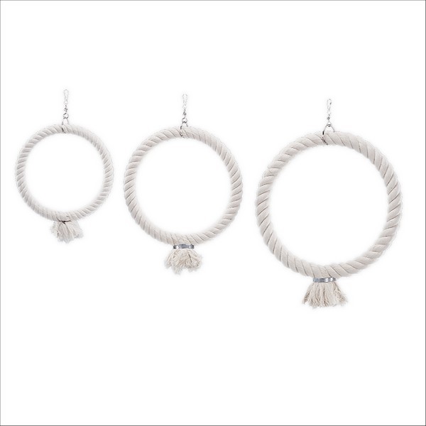 Jouet Pour Oiseaux Anneau Coton 3 Dimensions Vadigran