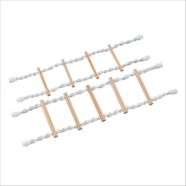 Jouet Pour Oiseaux Échelle De Corde 4 Échelons 66cm Ou 5 Échelons 75cm Vadigran