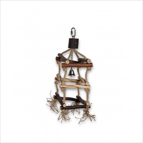 Jouet Pour Oiseaux En Bois Naturel Tower Vadigran